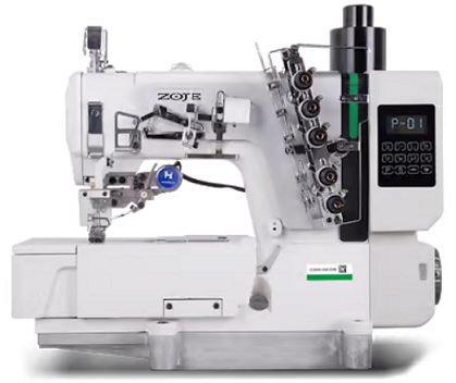 RECUBRIDORA ZOJE 3 AGUJAS - 5 HILOS CON BASE PLANA  ( 5,6mm)